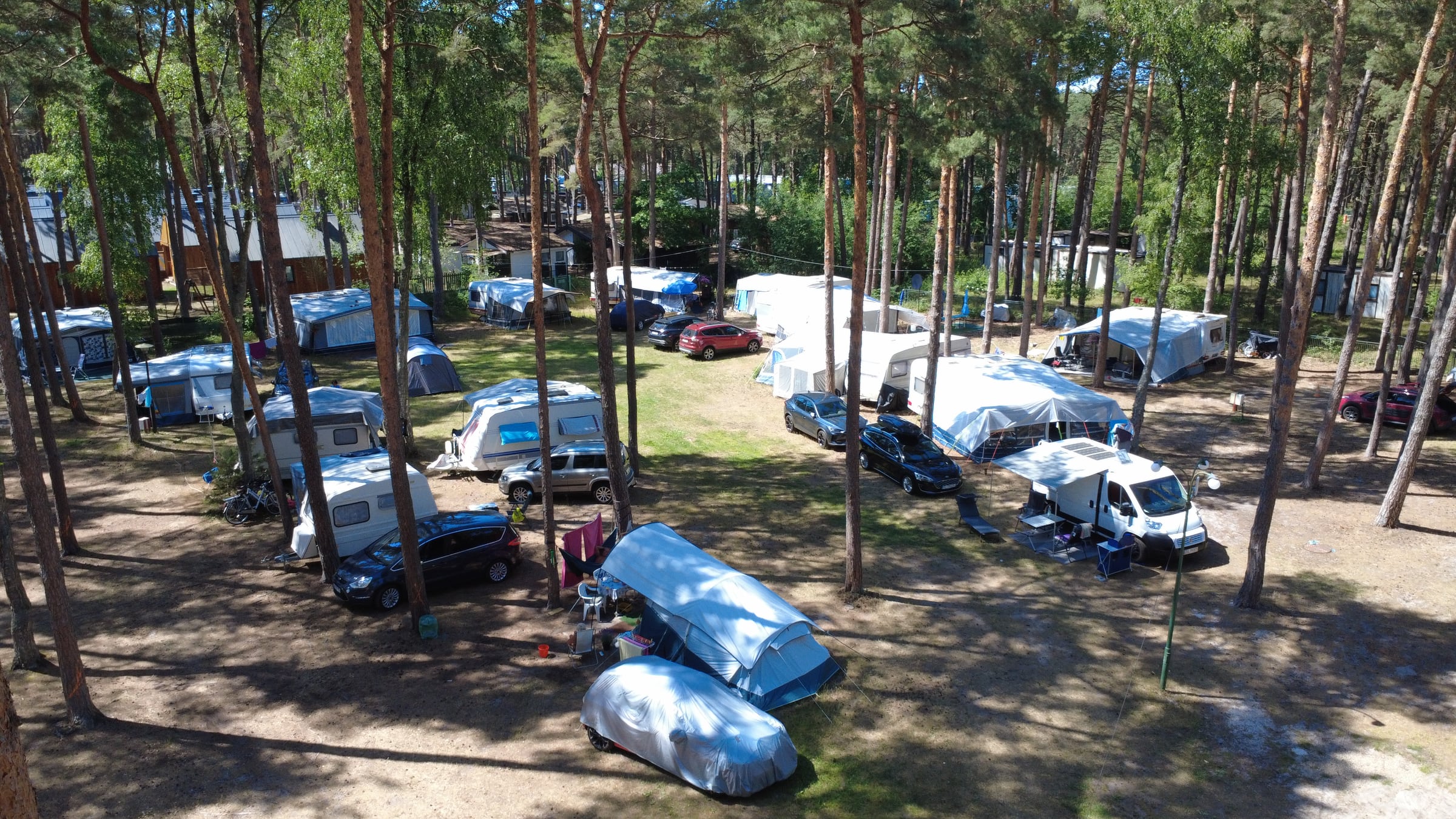 Pole namiotowe Leśny Zakątek w Pogorzelicy