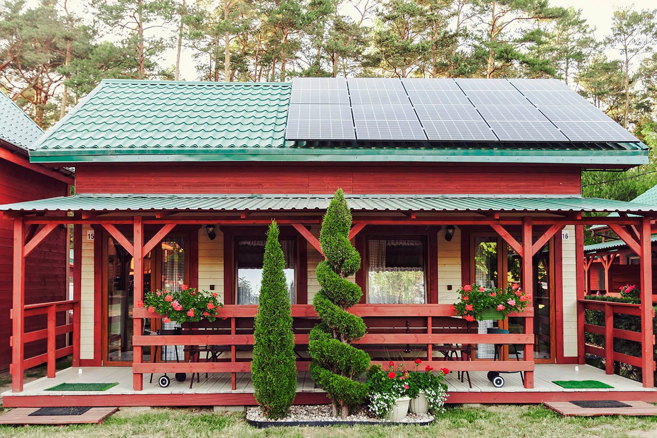 Domek cztero-sześcioosobowy piętrowy nr 15 - Leśny Zakątek